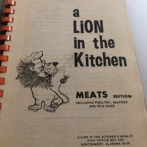 VTG spiral cookbook a Lion in the kitchen - Picture 4 of 7